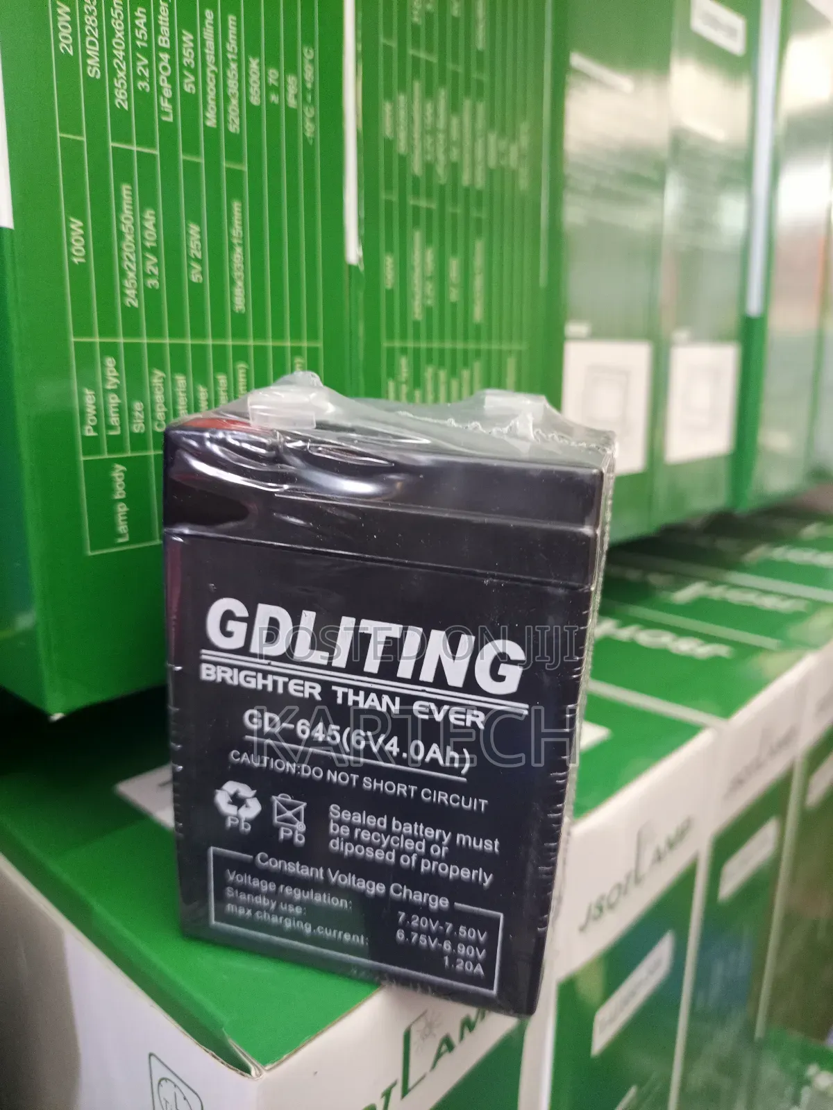 Gdliting Gd-645 6v 4.0ah Rechargeable Battery Suitable for Acs Scales