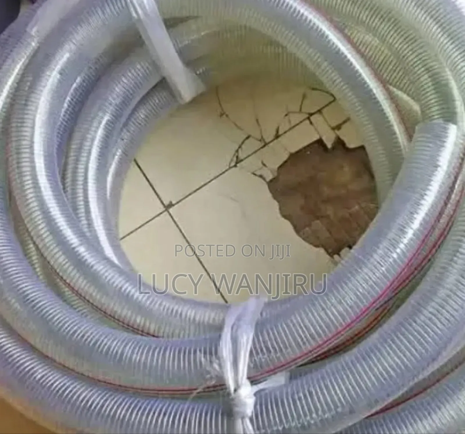 12 Meter by 4 " Clear Suction Pipe