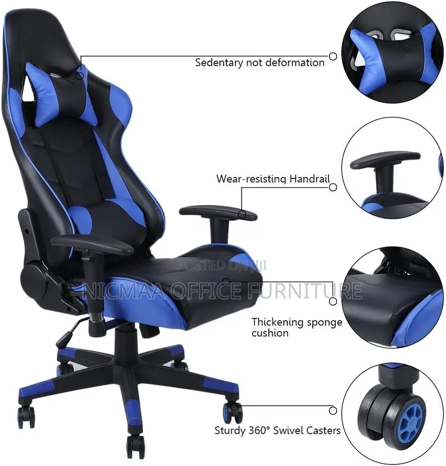 Executive Modern Leather Gaming Office Chair