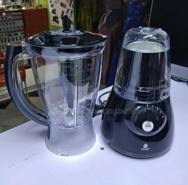 Nunix Ak-300b 2-in-1 Blender – 350w Power Grinder Attachment