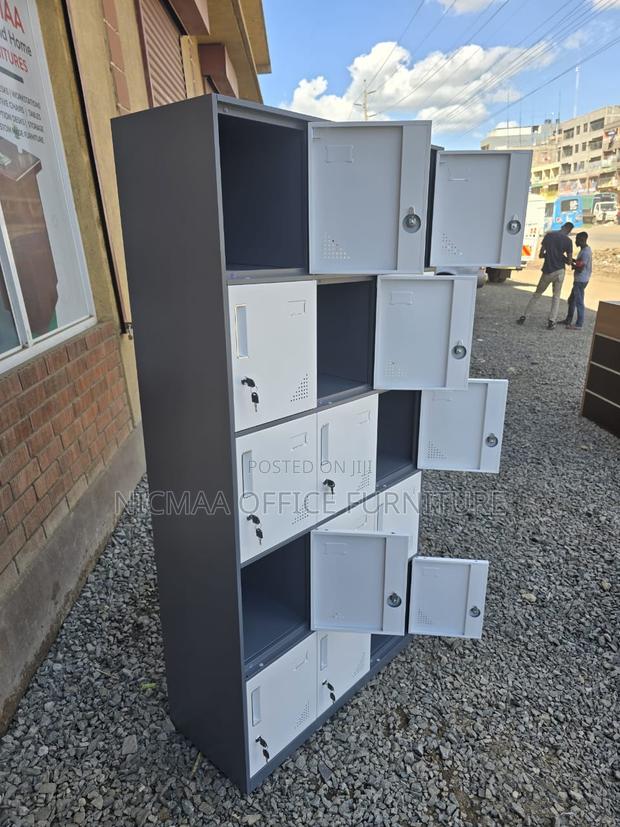 Heavy-Duty 15-Door Metal Locker Cabinet