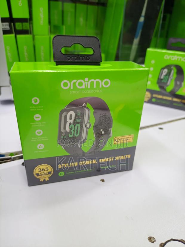 Oraimo Watch 6 Pro With Small 1.69 Hd Curved Display - thumbnail 3