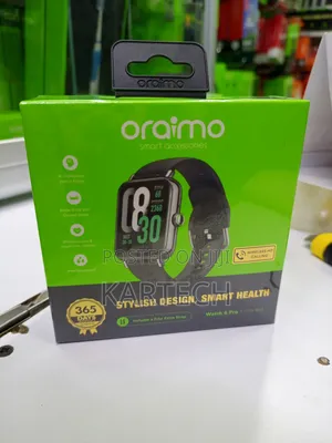 Oraimo Watch 6 Pro Smart Watch – Ai Faces, 100+ Sports Modes
