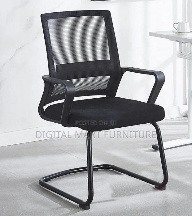 Office Chair: Chrome Perfect Black Office Chair