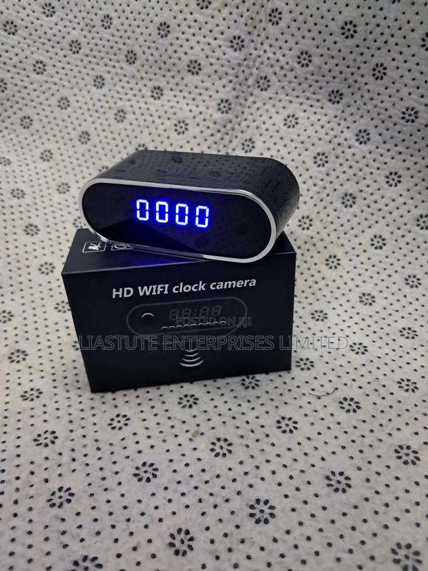 Spy Digital Table Clock Wifi Camera
