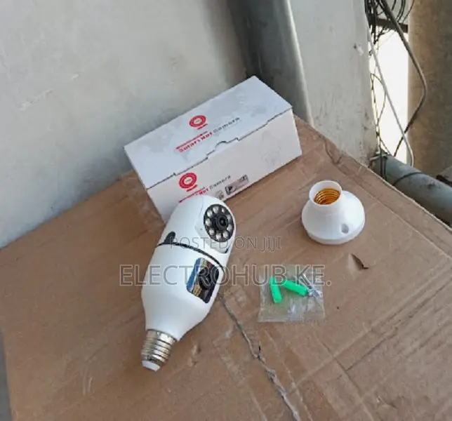 Dual Lens Bulb Camera V380pro Indoor