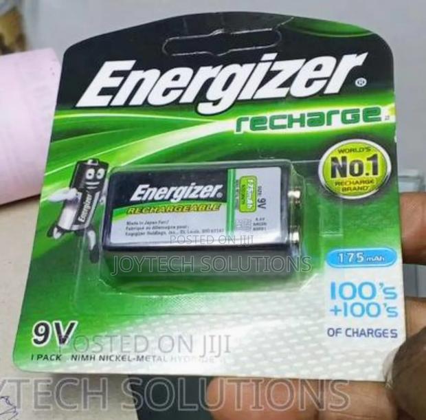 9v 1pack Energizer Rechargeable Battery 175mah - main view