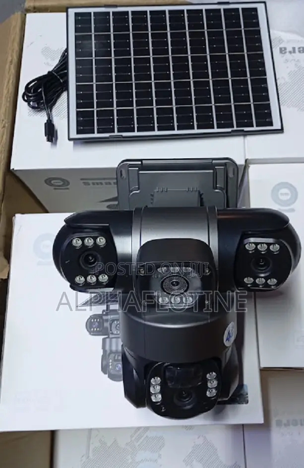 Outdoor Security Withtriple Lens 4g Solar PTZ Camera