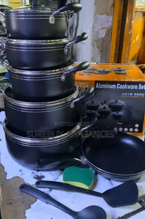 14 PCS New Inn Great Star Nonstick Cookware Set.