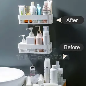 *Multipurpose Plastic Kitchen Bathroom Wall Corner Shelf Etc
