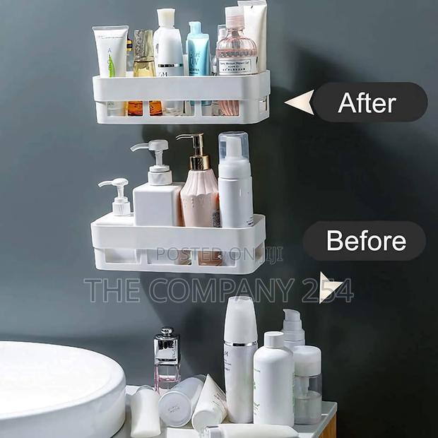 *Multipurpose Plastic Kitchen Bathroom Wall Corner Shelf Etc - thumbnail 5