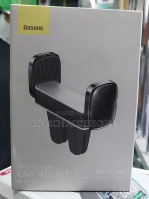 Baseus - Steel Cannon Clamp Holder to Air-Vent Grid.