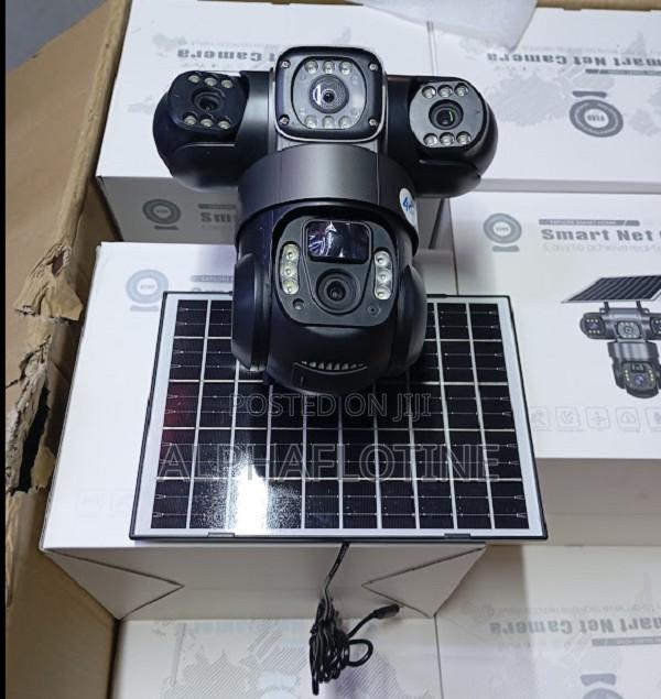Three High-Performance Lenses, 4g Connectivity, Solar-Powered CCTV Cam - main view