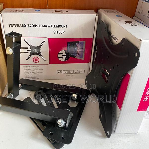 (14"-55") Black +/-Heavy Full Motion Swivel Wall Mount Tv Bracket .