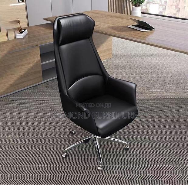 Office Furniture; {Premium Leather Executive High Back} Office Chair