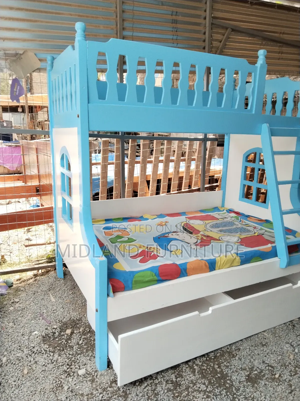 Double Bunker Beds for Kids With Storage