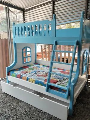 Double Bunker Beds for Kids With Storage