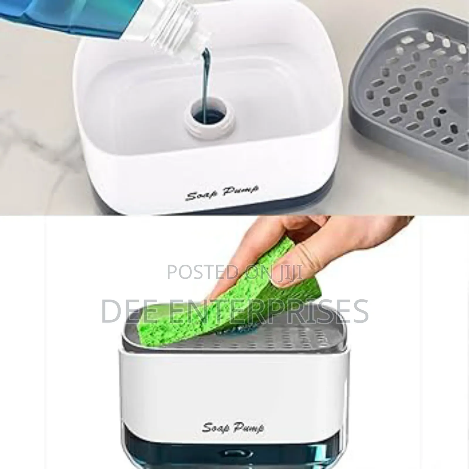 Soap Pump and Sponge Caddy