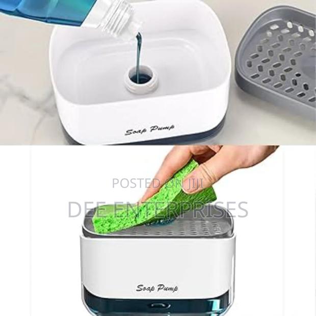 Soap Pump and Sponge Caddy - main view