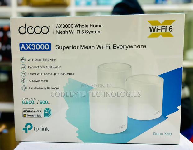 Tp-Link Deco X50 Ax3000 Whole Mesh Wifi 6 System (3 Pack) - main view