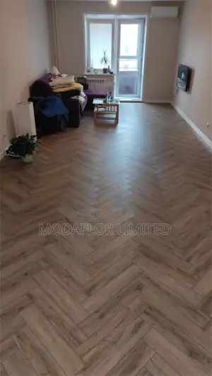 Premium Herringbone SPC Flooring – Wood Look Finish