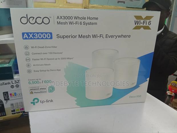 Tp-Link Deco X50 Ax3000 Whole Mesh Wifi 6 System (3 Pack) - thumbnail 3