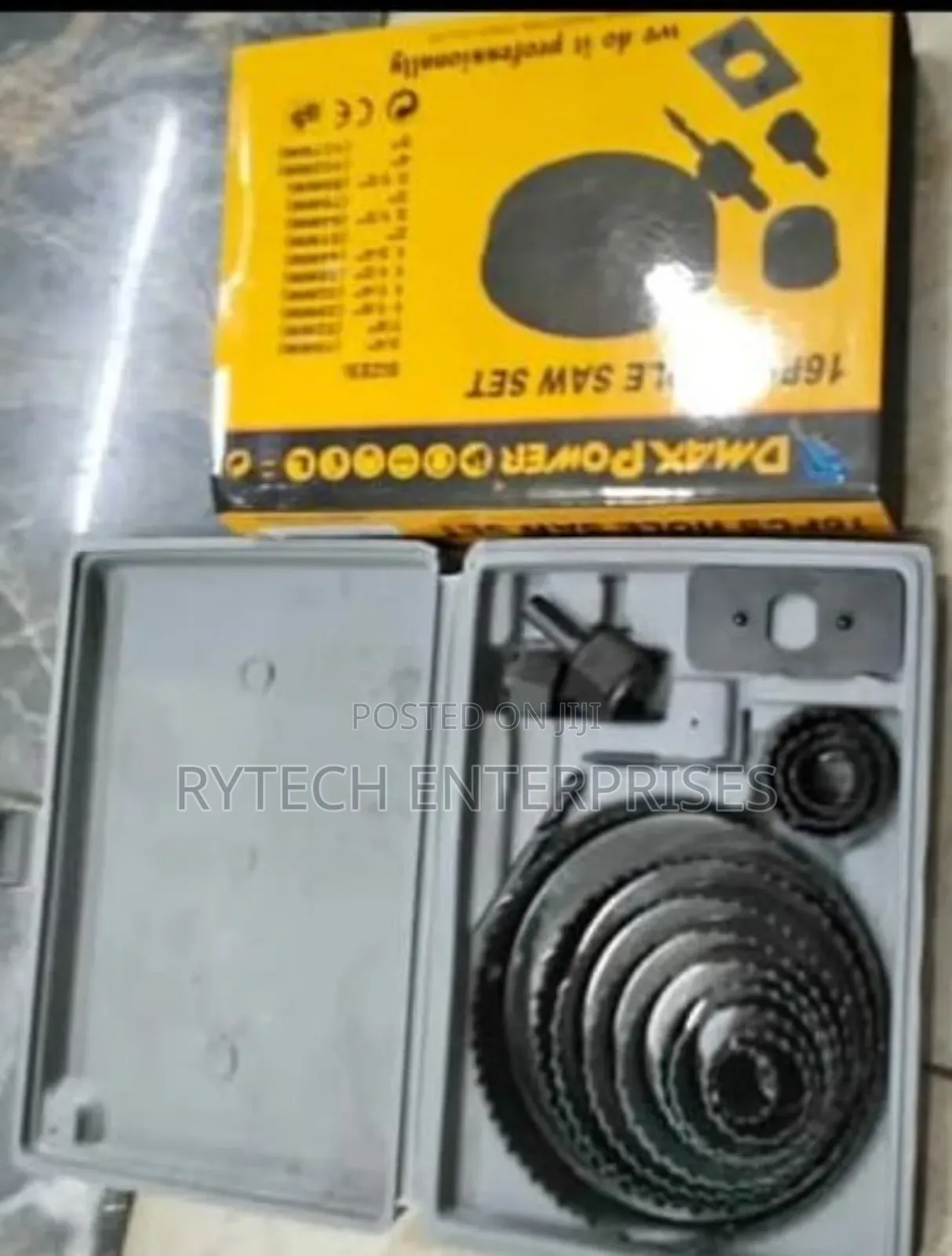 16pcs Gypsum Hole Saw Set