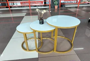 (3) Nesting Coffee Stools