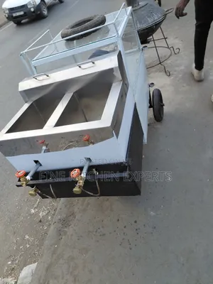 Trolley Fitted With Gas Fryer.