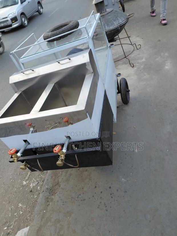 Trolley Fitted With Gas Fryer. - thumbnail 3