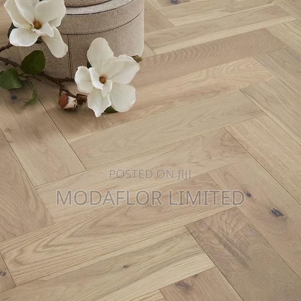 Herringbone SPC Flooring – Long-Lasting Elegant - main view
