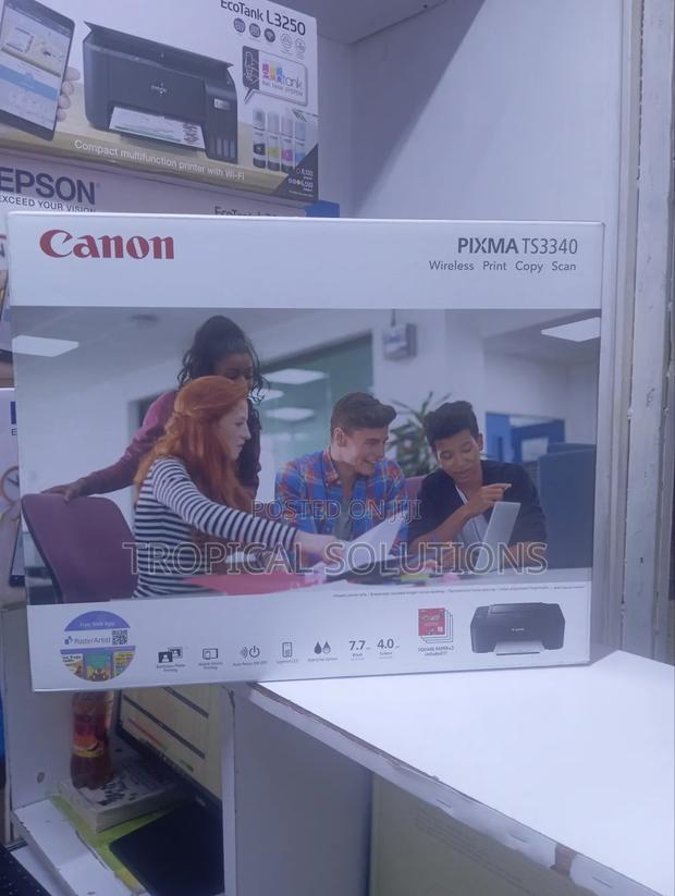 Canon Printer Ts3340 Wireless Print, Copy and Scan - thumbnail 2