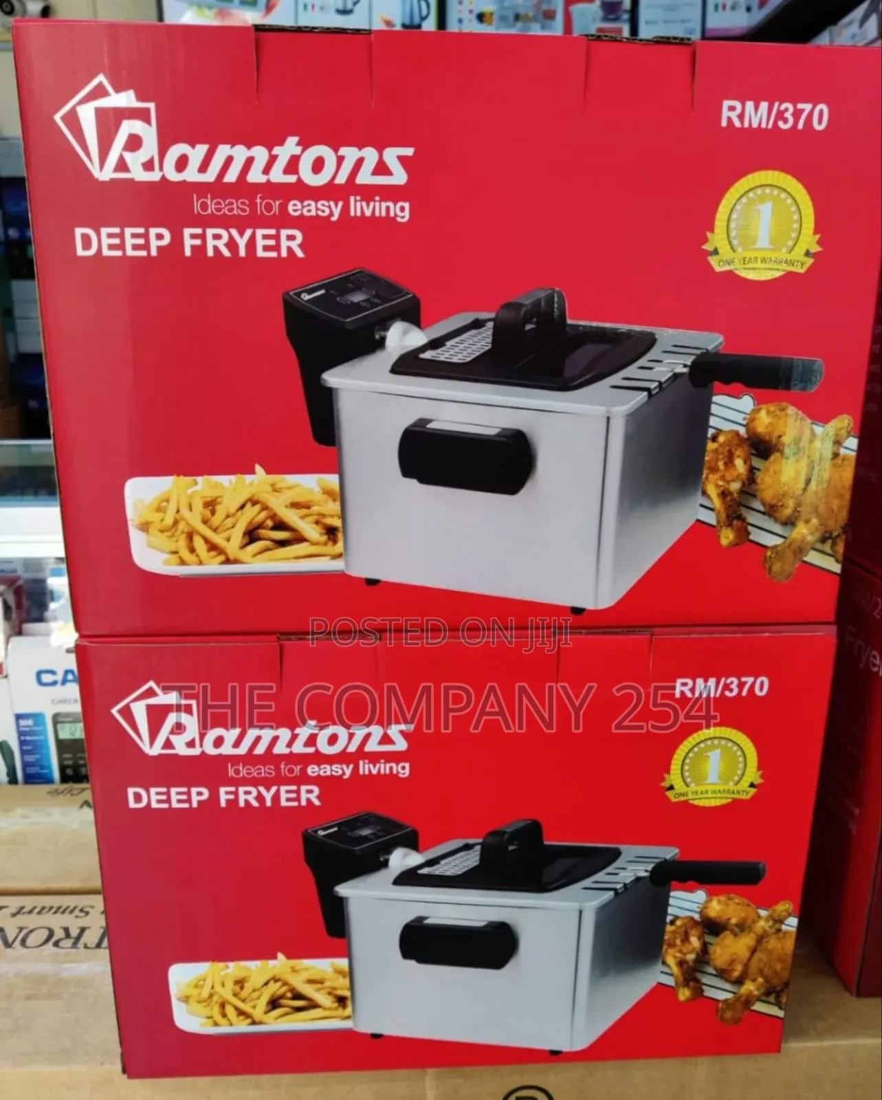 *Ramtons Deep Fryer 4.5litres (Double)