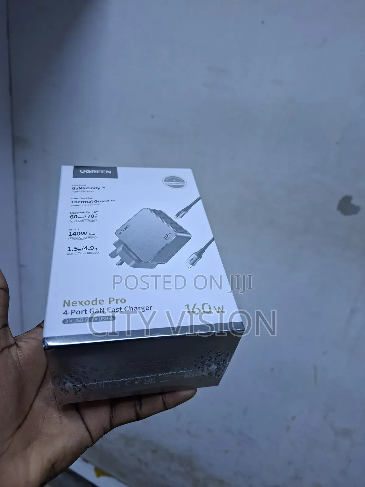 Ugreen Nexode Pro 160w 4port Gan Fast Charger+1.5m 240w Cable