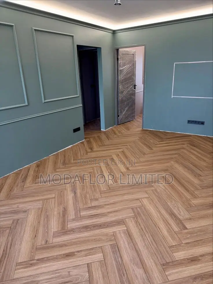 Premium Herringbone SPC Flooring – Waterproof Scratch Resistant