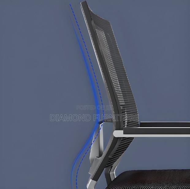 Office Furniture; {Comfortable Mesh Visitors Office Chair} - thumbnail 4