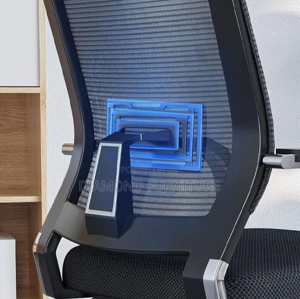 Office Furniture; {Comfortable Mesh Visitors Office Chair} - thumbnail 7