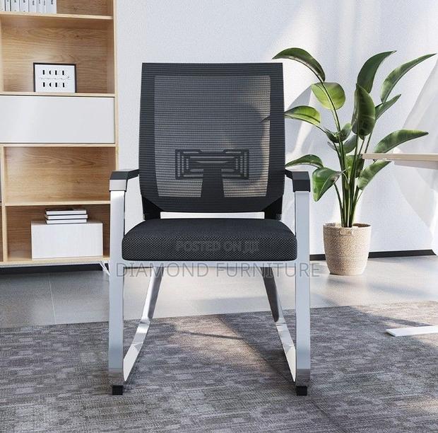 Office Furniture; {Comfortable Mesh Visitors Office Chair} - thumbnail 11