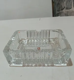 Crystal Glass Cigar Ashtray, Cigarette Ash Tray