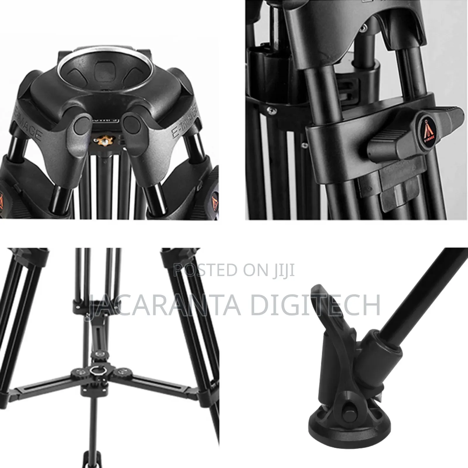 E-Image Ek650 Professional Compact Tripod With Fluid Head
