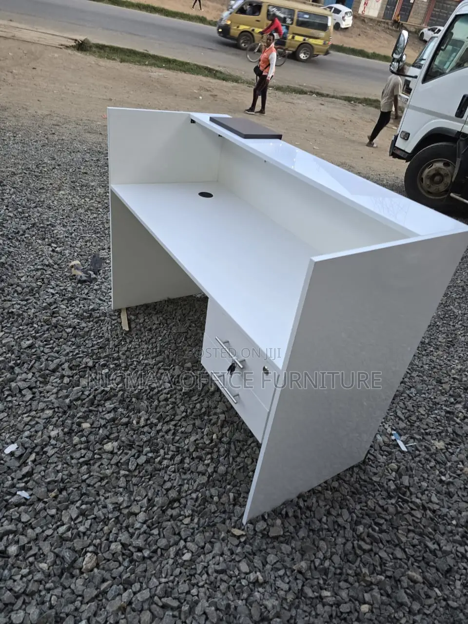 Ideal for Office, Salon, or Front Desk Use Reception Desk