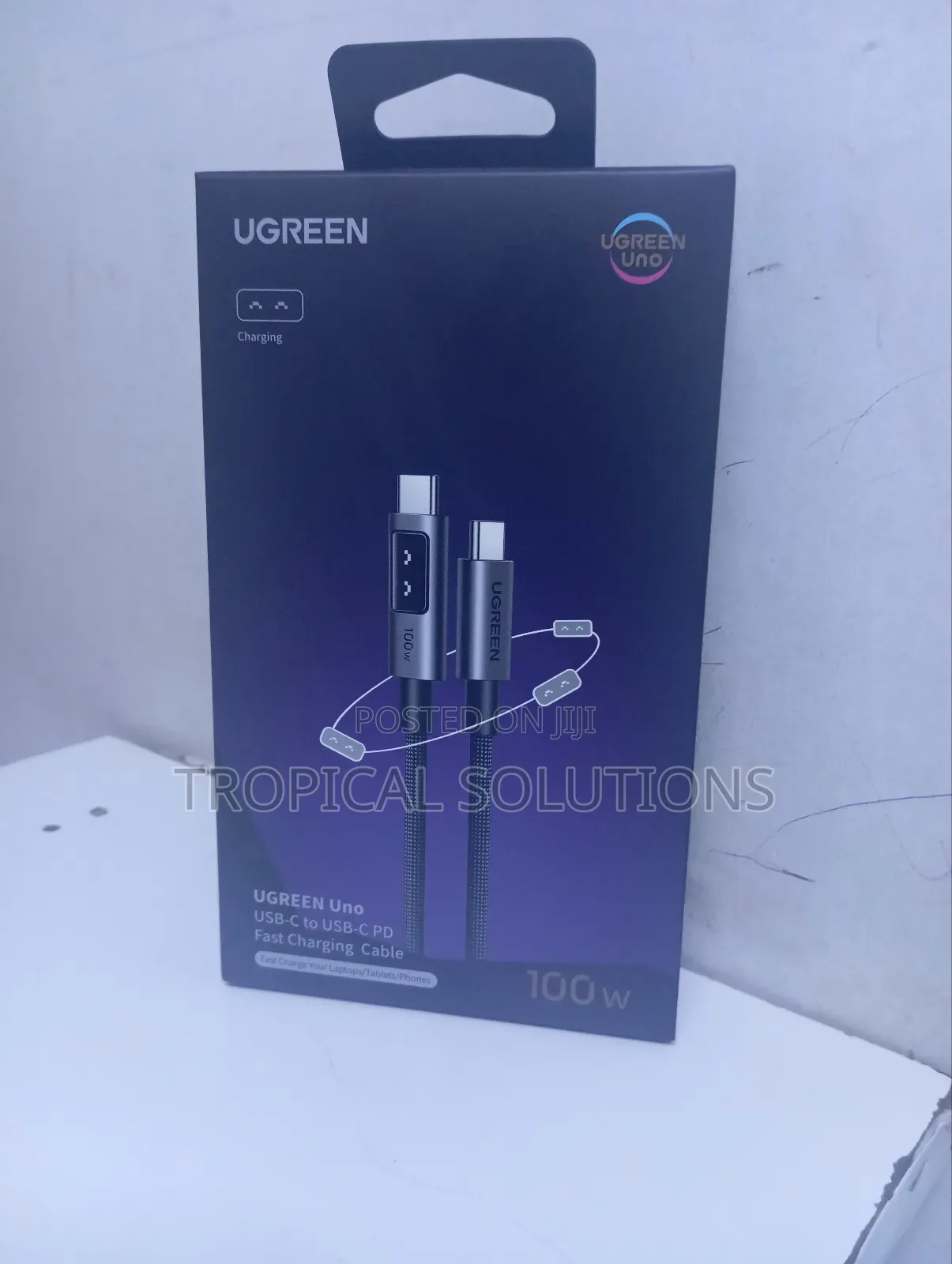 Ugreen Uno Robot Usb-C to Usb-C 100w 3 Meter Fast Charging 5a Cable