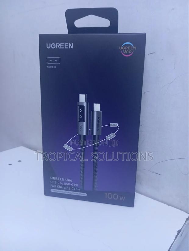 Ugreen Uno Robot Usb-C to Usb-C 100w 3 Meter Fast Charging 5a Cable - main view