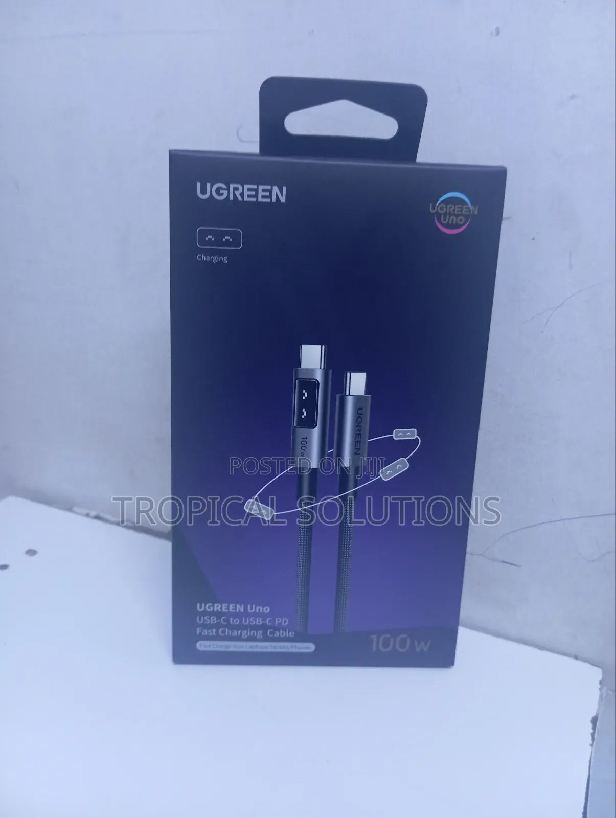 Ugreen Uno Robot Usb-C to Usb-C 100w 3 Meter Fast Charging 5a Cable