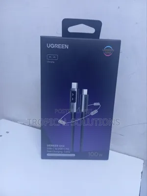 Ugreen Uno Robot Usb-C to Usb-C 100w 3 Meter Fast Charging 5a Cable