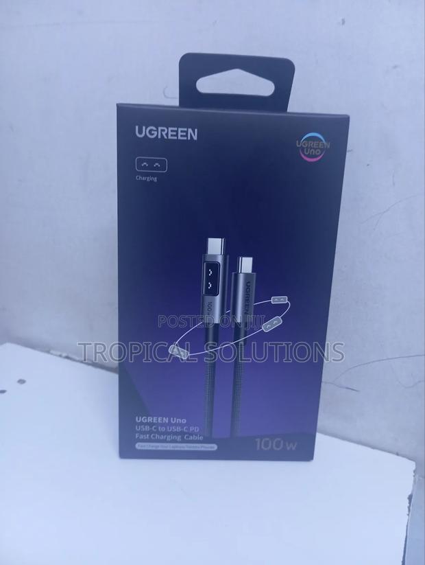 Ugreen Uno Robot Usb-C to Usb-C 100w 3 Meter Fast Charging 5a Cable - thumbnail 3