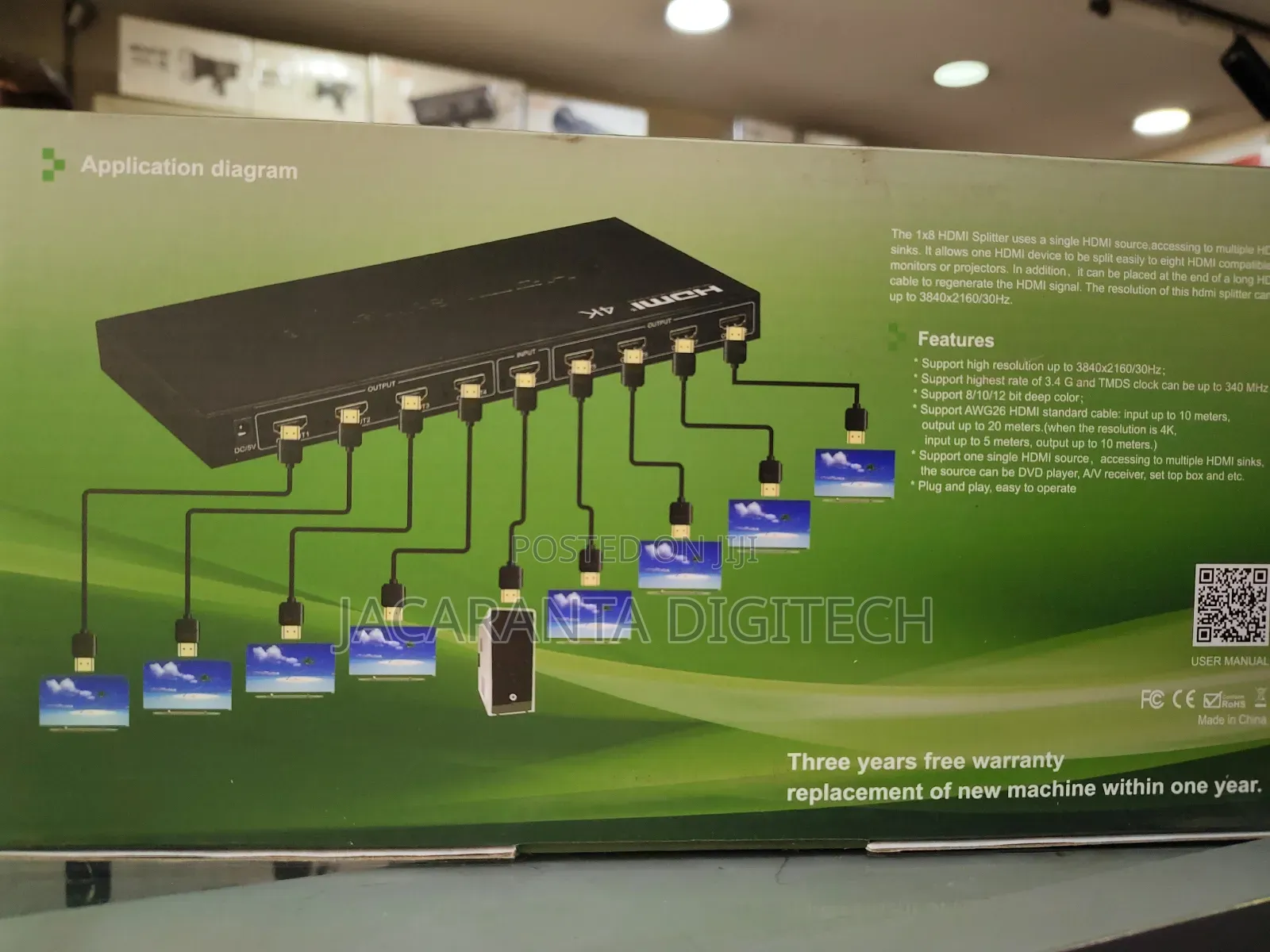 8-Port Hdmi Splitter