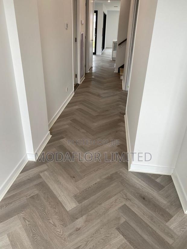Herringbone SPC Flooring – Easy Interlock System - main view