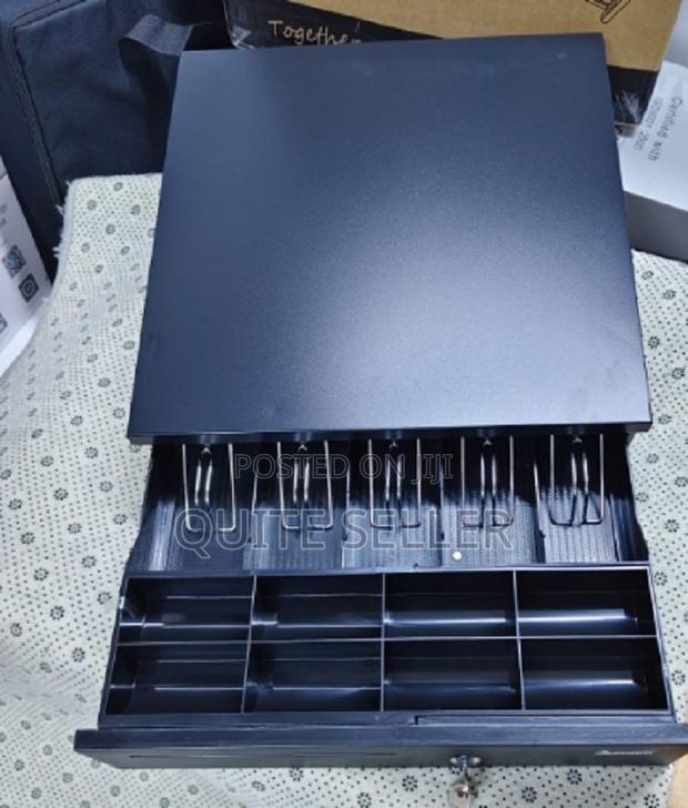Cash Drawer (5 Trays) With a Secure Lock and Key System - main view