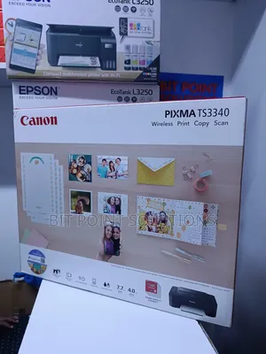Canon Ts3340 Wireless Deskjet Printer (Wifi, Print, Scan, Copy)